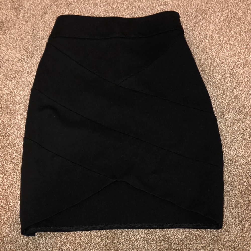 Express black skirt